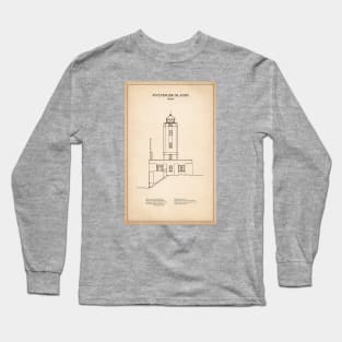 Five Fingers Island Lighthouse - Alaska - SD Long Sleeve T-Shirt